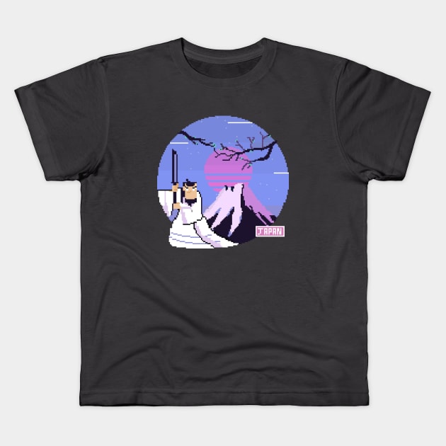 samurai jack mini art Kids T-Shirt by aphro